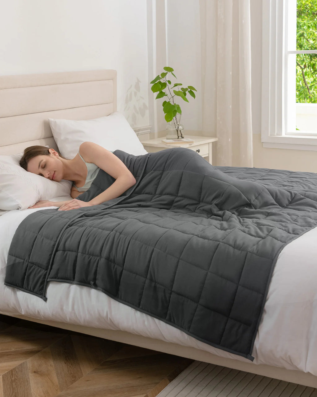 Couverture Lestée Adulte – Douce et Enveloppante – 4 à 8 kg