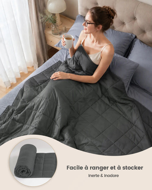 Couverture Lestée Adulte – Douce et Enveloppante – 4 à 8 kg